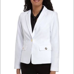 NWT Calvin Klein One Button Cotton Jacket